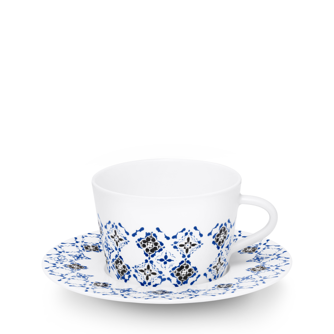 Set Of 2 Teacups and Saucers LV By The Pool - Trunks, Travel and